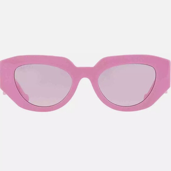 Gucci Pink GG Ladies Sunglasses main image 3